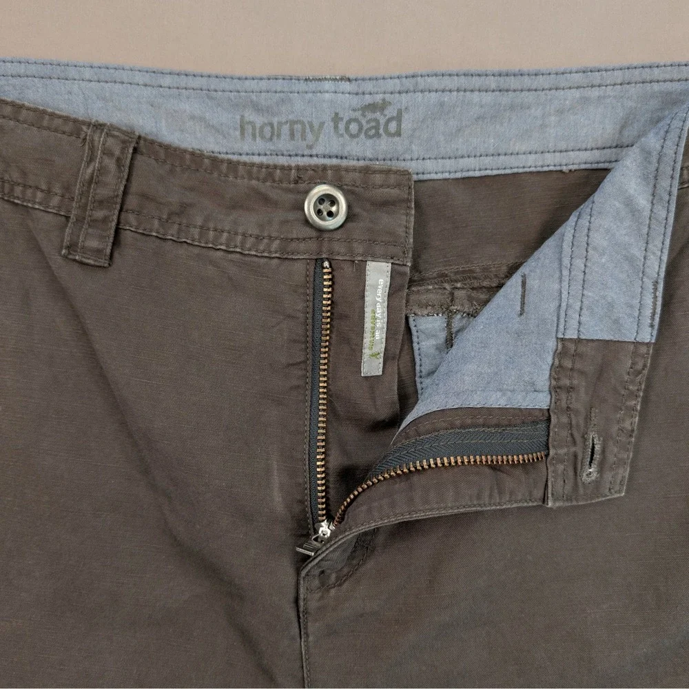 Horny Toad EasyStreet Linen Blend Utility Shorts 36